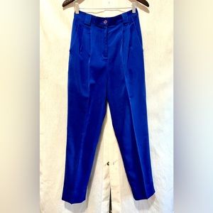American Apparel High Waisted Blue Trousers | Size Small